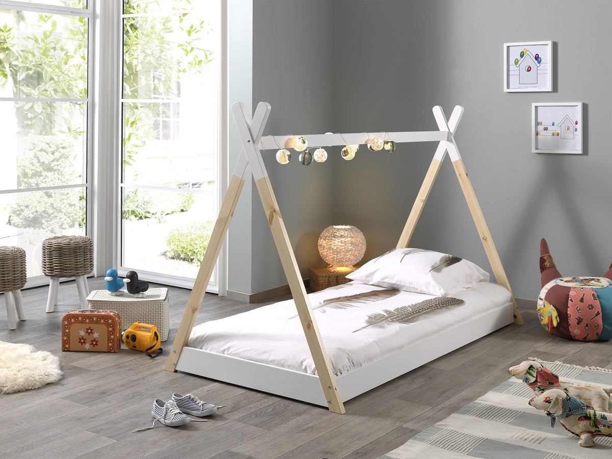Vipack - Huisbed TIPI - Wit - 90x200 cm