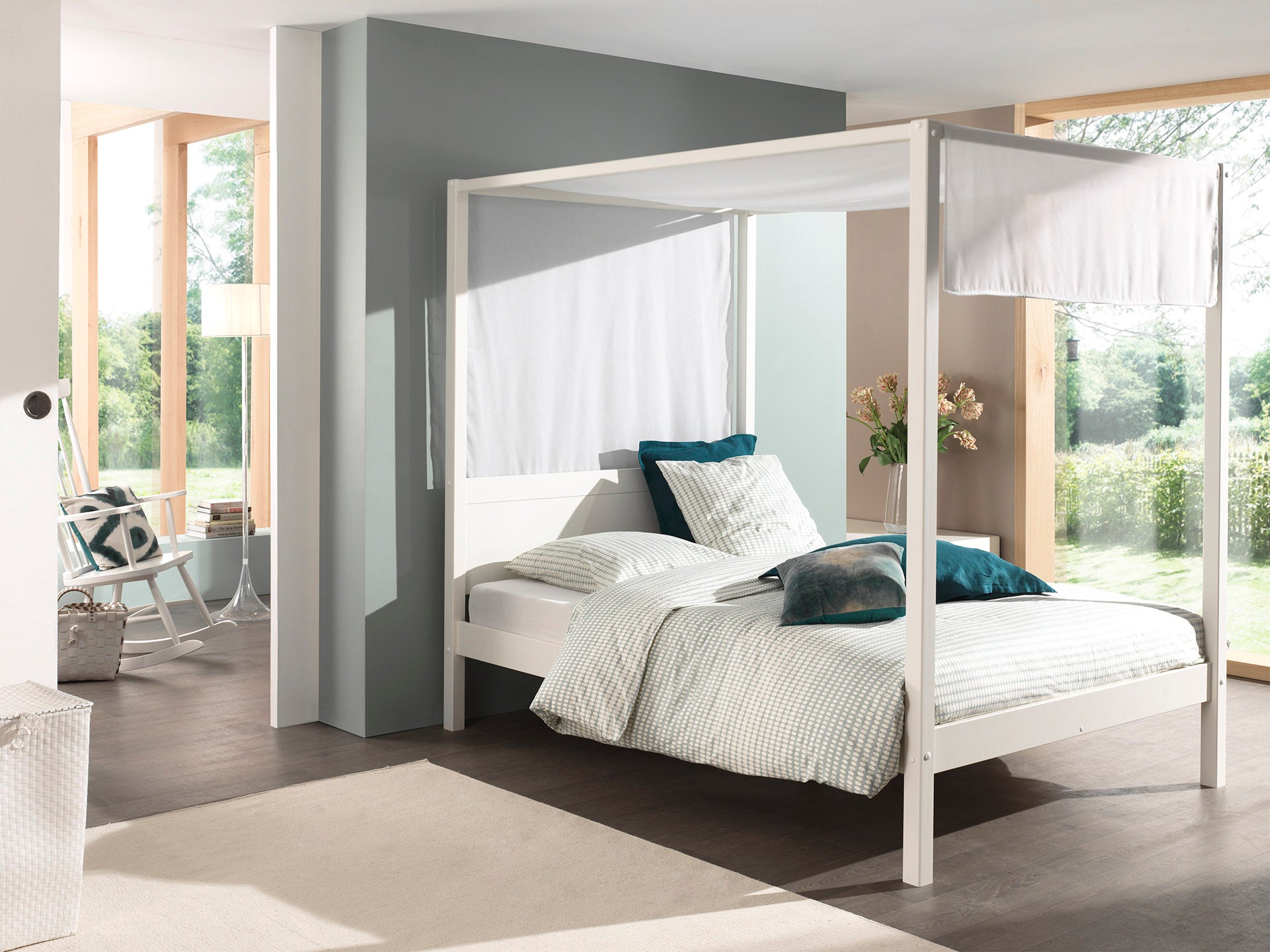 Vipack - Lit mezzanine Canvas Pino - 140 x 200 cm