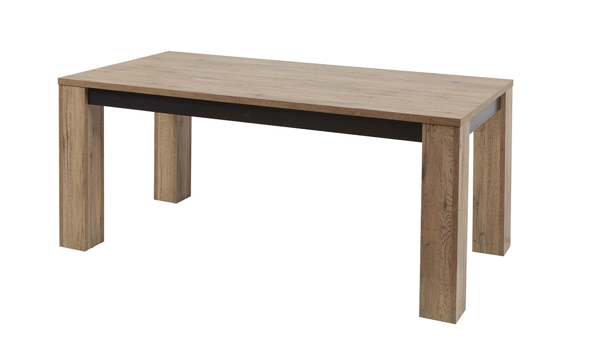 GBO - Eettafel Phenix -Verlengbaar - Scarlet oak/ Black - 180-> 230x90x76 cm