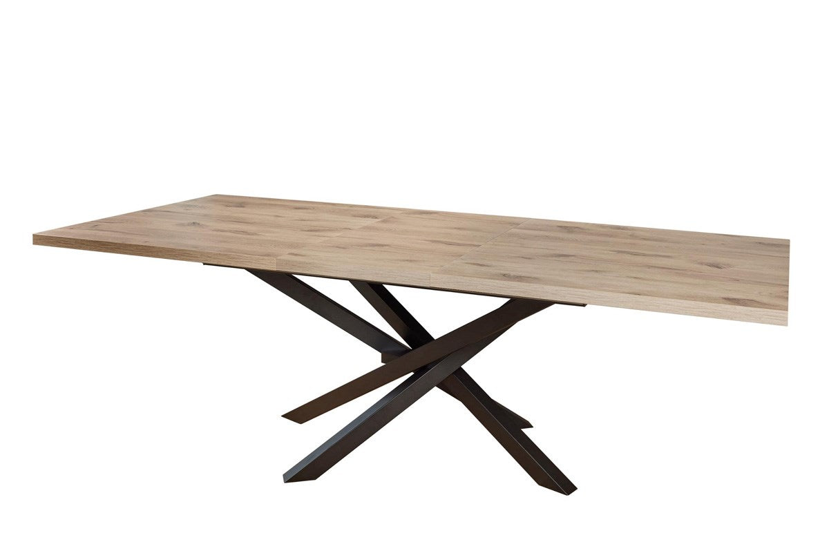 GBO - Verlengbare eettafel Sacha TF2301 – 190 (240) x 100 cm – Canyon oak