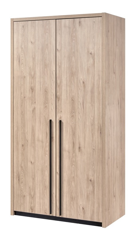 GBO - Slaapkamer set Viola 1 – Kast 2 deuren + Bed 90 cm + Nachttafel