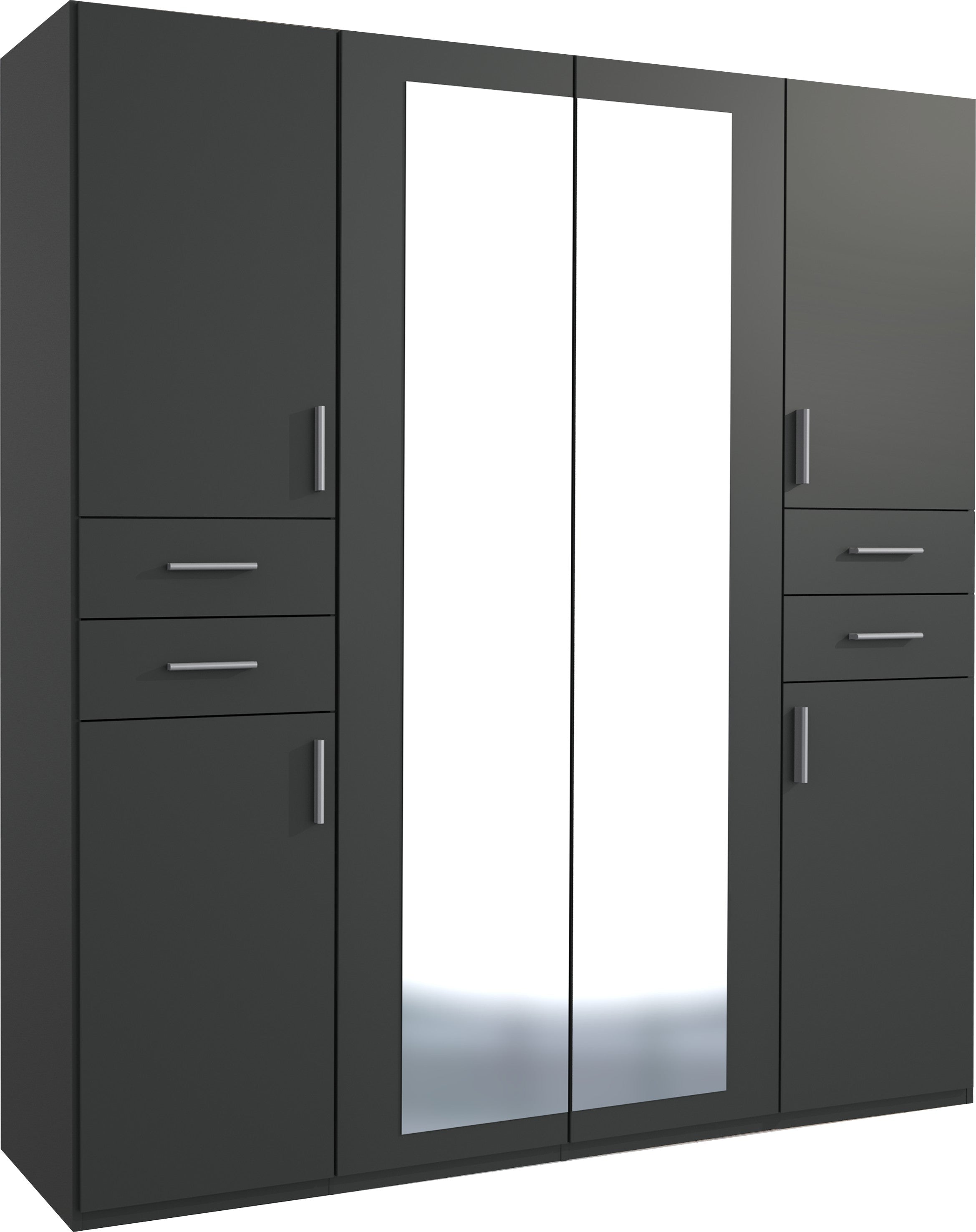 Wimex - Kleerkast Vegas - D13654 - Grafiet - 180x208x58cm