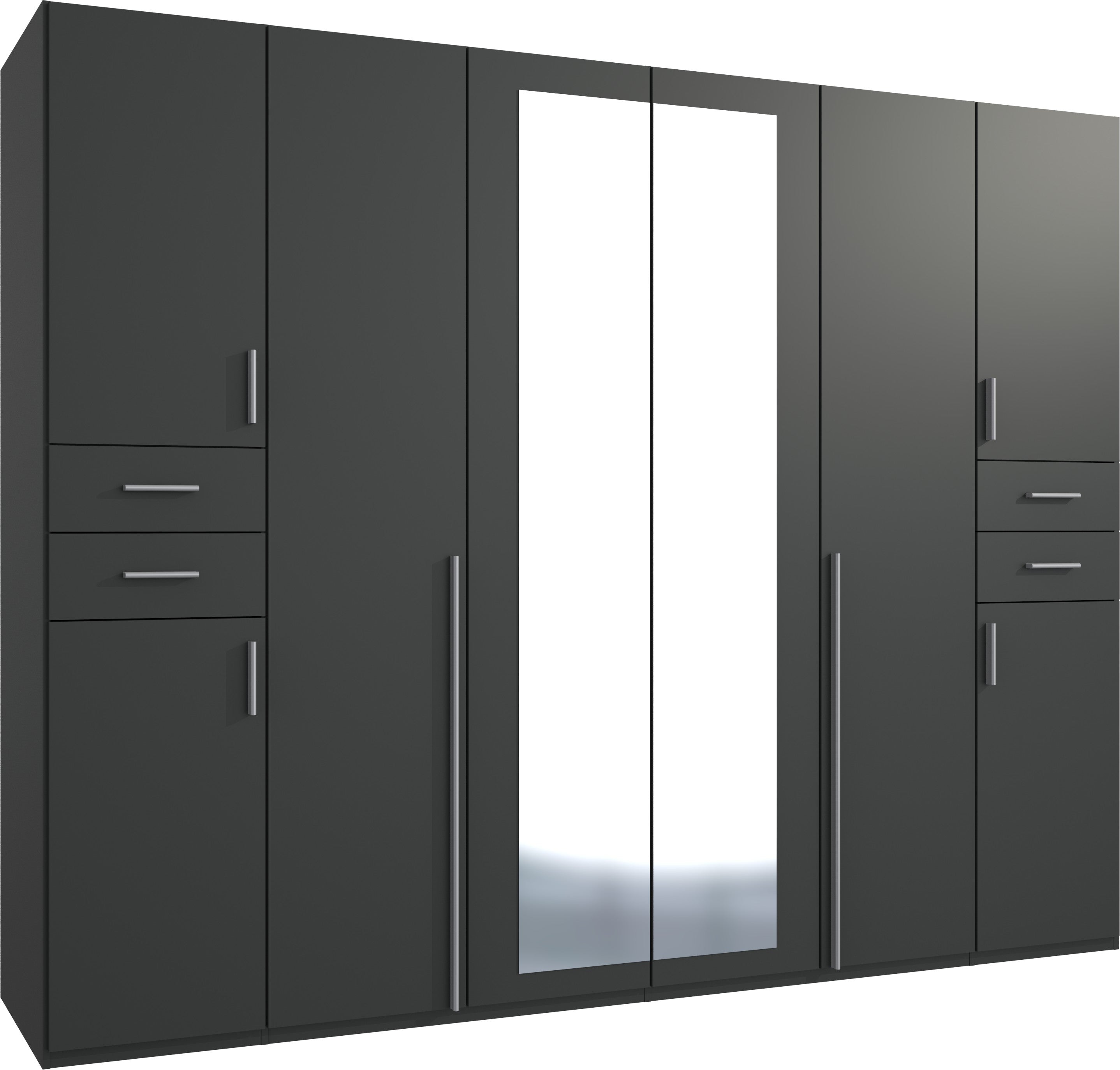 Wimex - Kleerkast Vegas - D13656 - Grafiet - 270x208x58cm