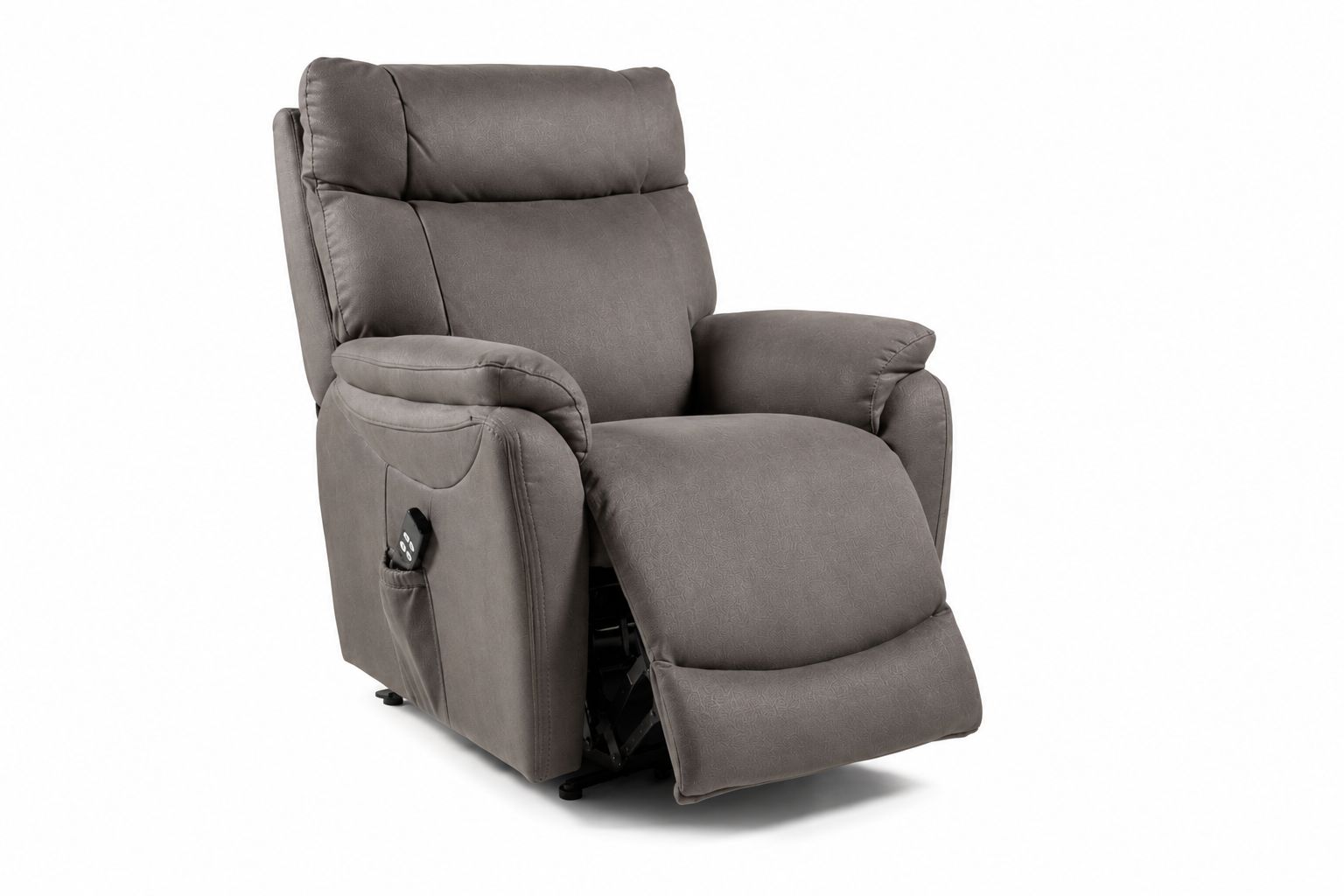 DEZ - Relax Ralph - Microfibre anthracite - 2 moteurs 78x95x110 cm