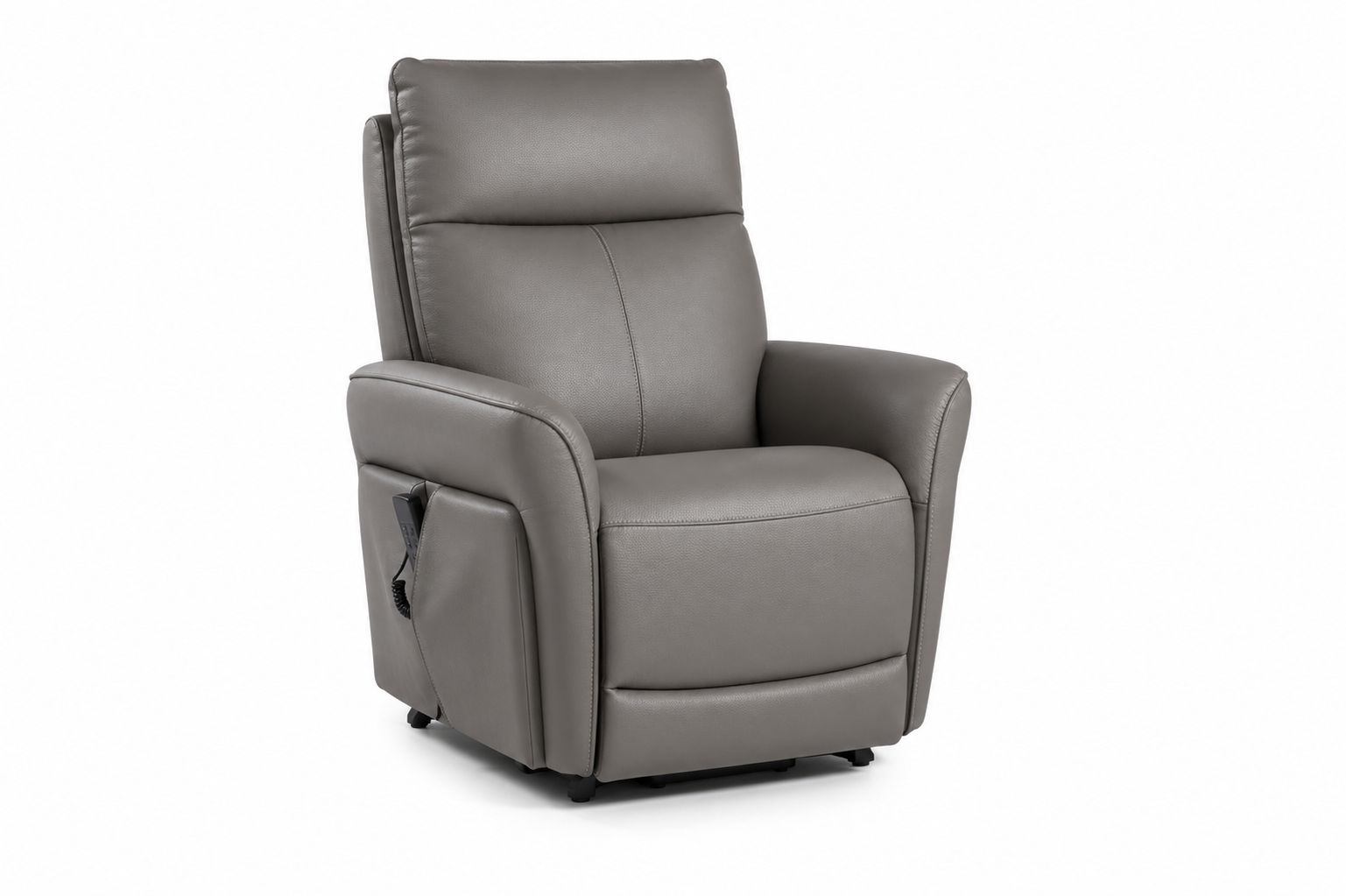 DEZ - Relax Basile - Cuir Gris - 4 moteurs 80x99x110 cm