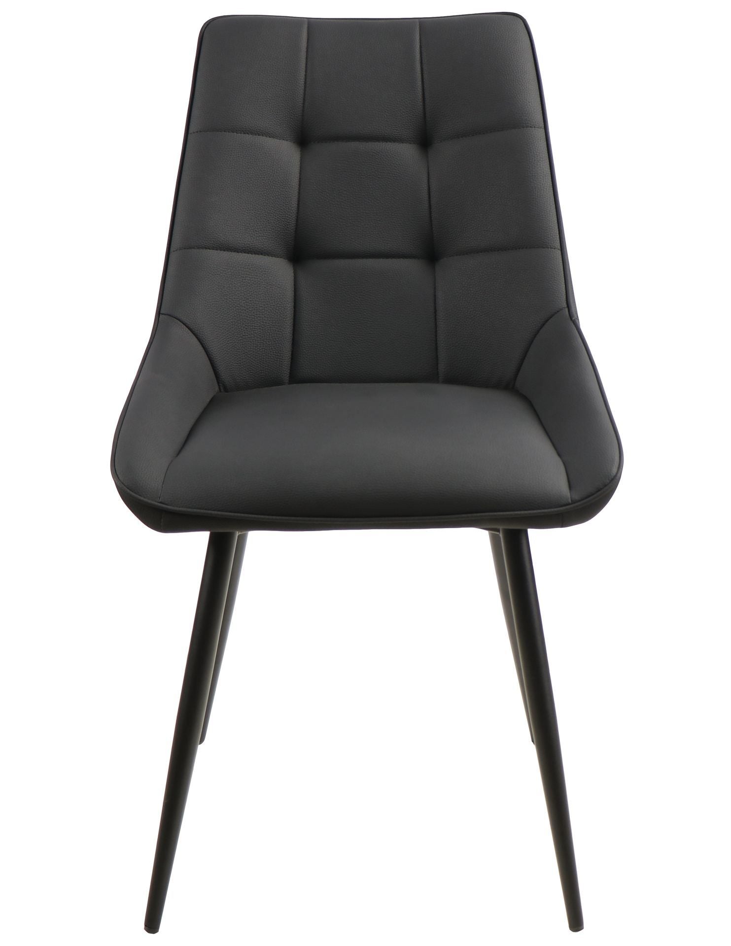 2BM - Eetkamerstoel Lotte - Zwart - 61x89x49cm