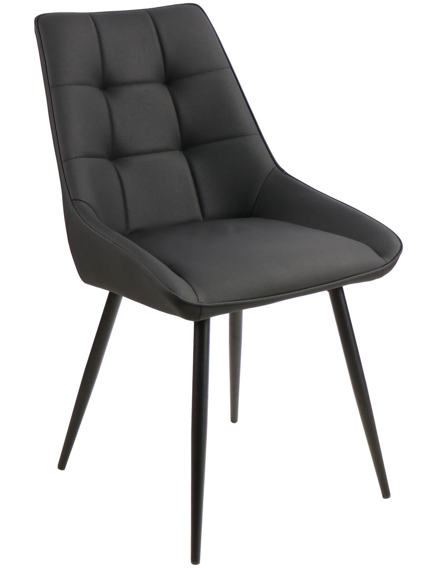 2BM - Eetkamerstoel Lotte - Zwart - 61x89x49cm