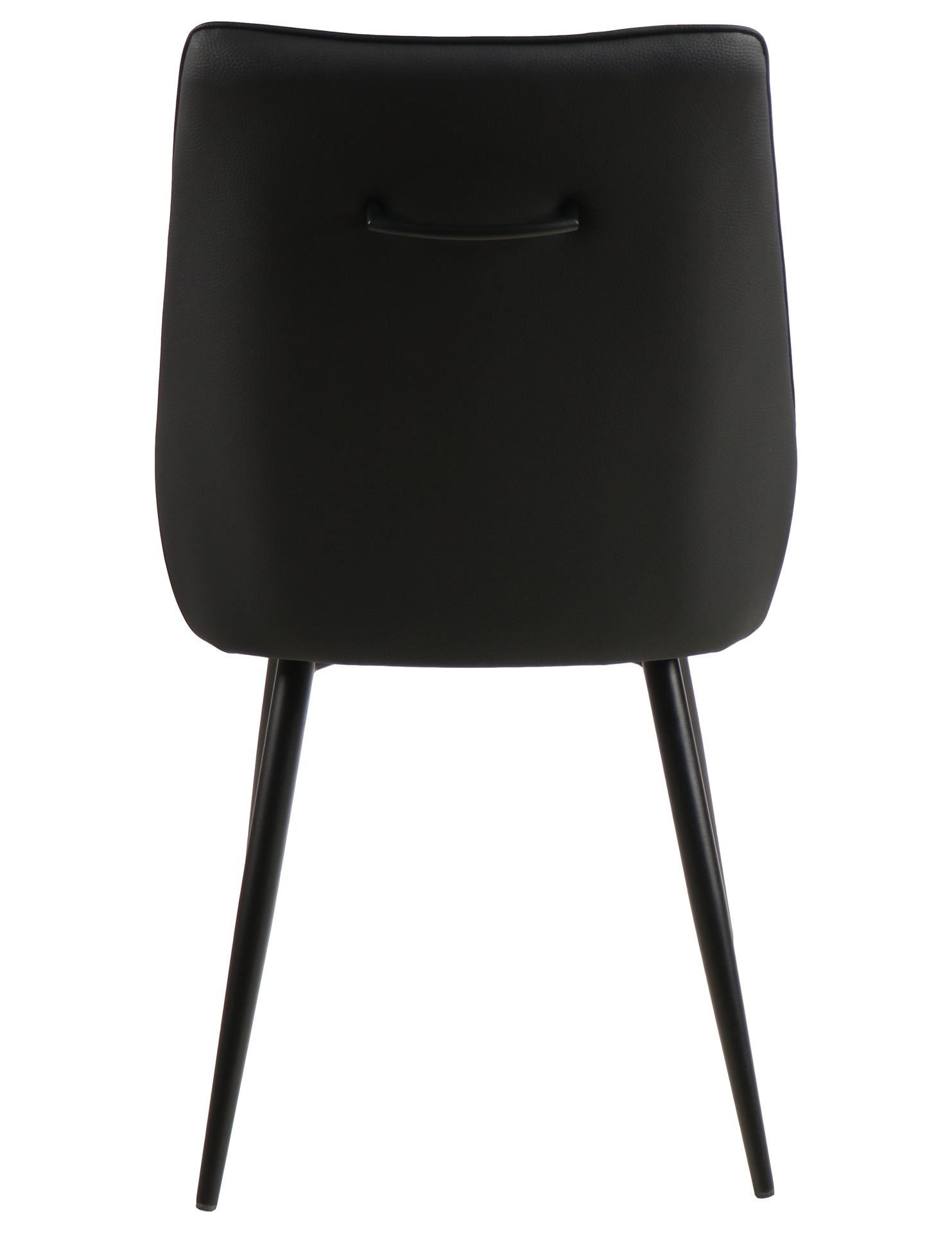 2BM - Eetkamerstoel Lotte - Zwart - 61x89x49cm
