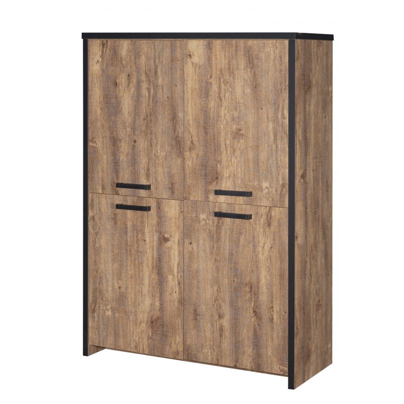 TYC - Barkast Oscar - Donkere Eik - 110x180x40cm