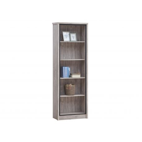 TYC - Bibliothèque Olympia - Chêne Gris - 70x208x35cm