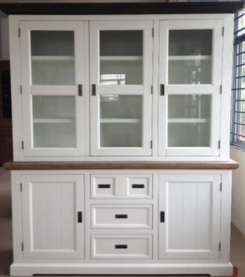 GBO - Armoire Bufett Cairo - Collection Massif  210x167x47 cm