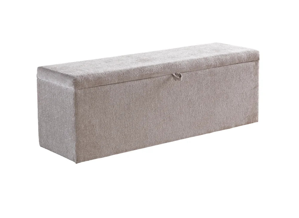 BSP - Voetbank Cali - Stof - Beige - 140 cm