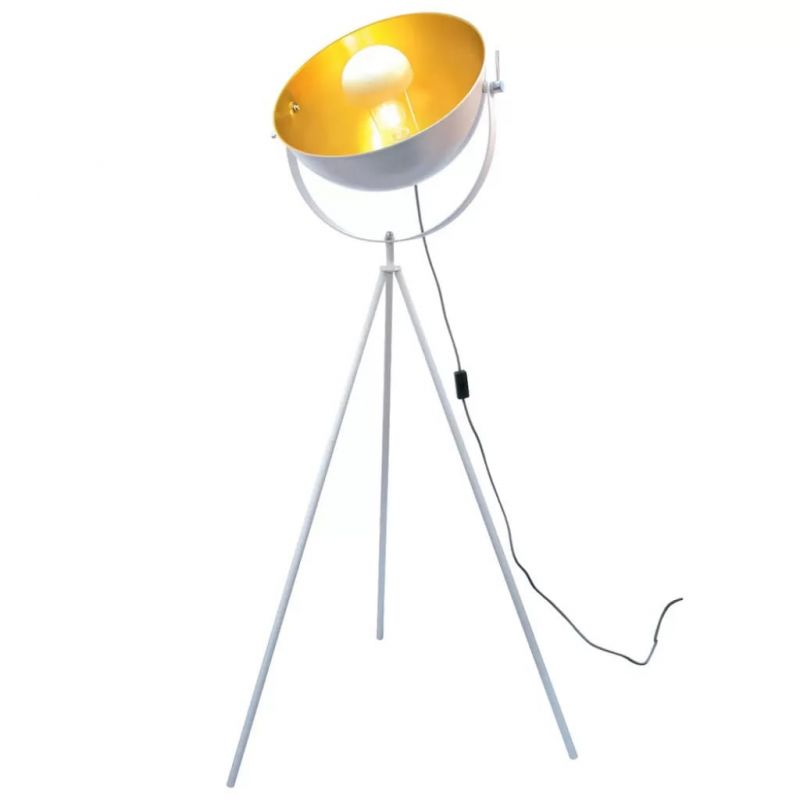 Lampadaire Cinéma - Blanc - 60x110x48cm