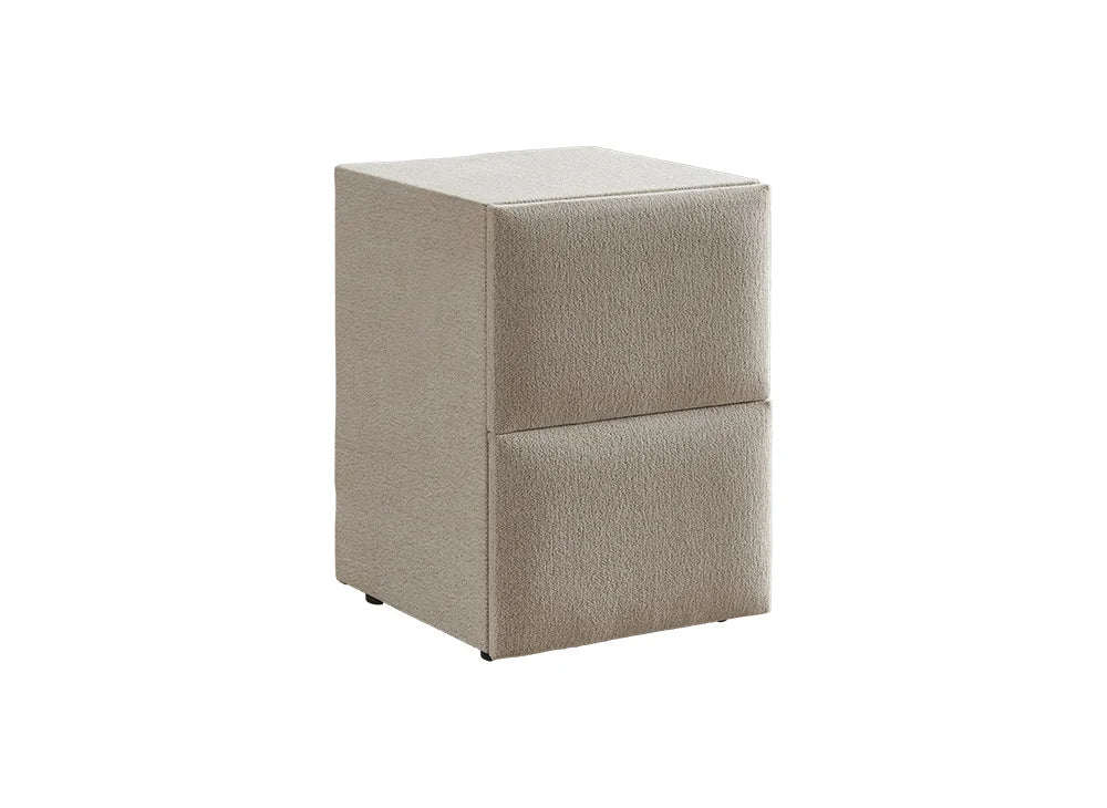 BSP - Nachttafel-Pouf Dream - Stof -  Beige