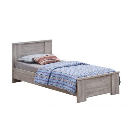 TYC - Eenpersoonsbed Olympia - Grijze Eik - 90x95x200cm