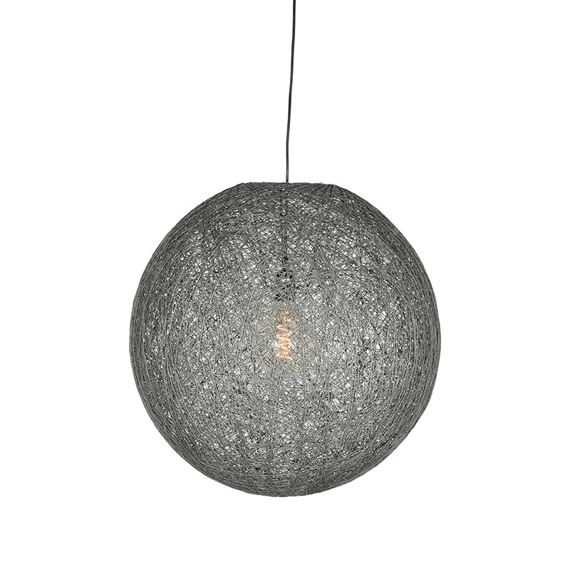 LABEL51 Hanglamp Twist - Grijs - Vlas - L