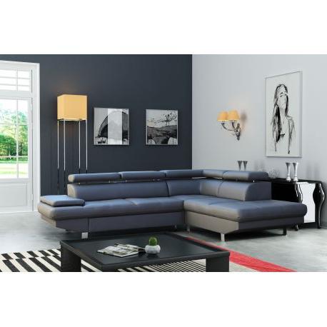 Hoeksalon Jet - Rechts - Kunstleder - Taupe - 295x82x255cm