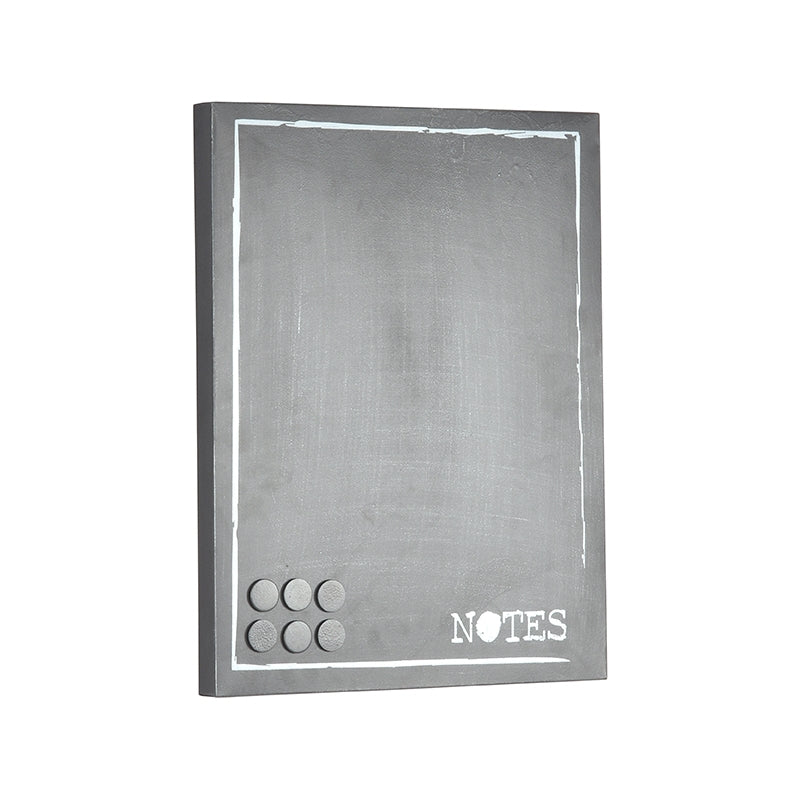 LABEL51 Wanddecoratie Memobord - Antiek grijs - Metaal
