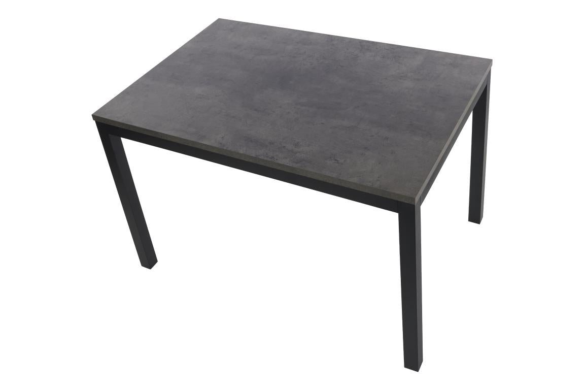 GBO - Table à manger TF2606 - Rectangulaire - Béton - 120 x 80 cm