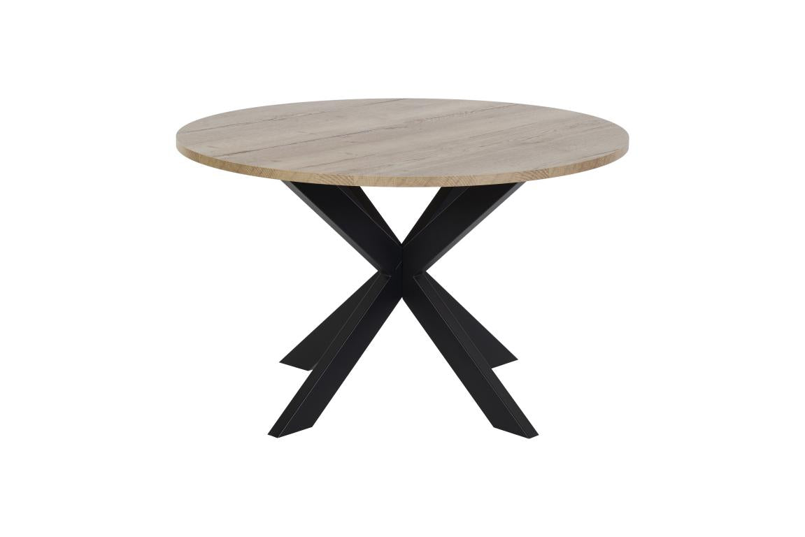 GBO - Table à manger TF2608 - Ronde - Pied étoile Small Star - 120 cm