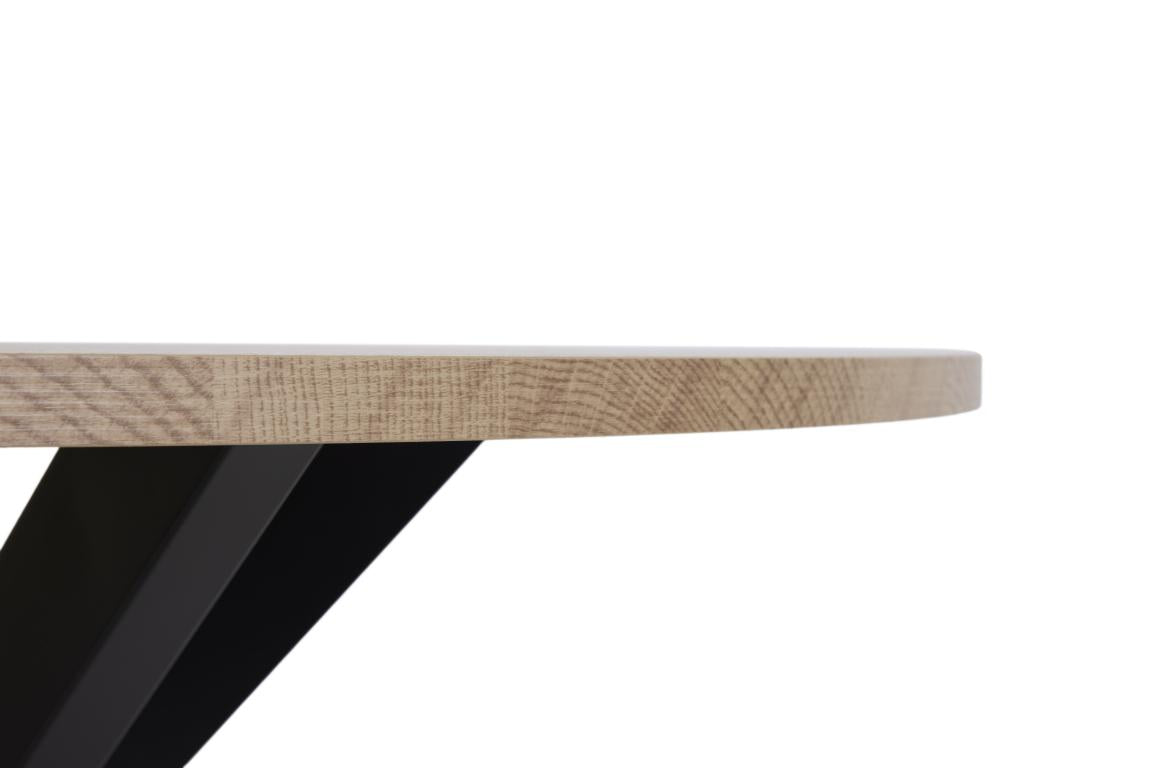 GBO - Table à manger TF2608 - Ronde - Pied étoile Small Star - 120 cm