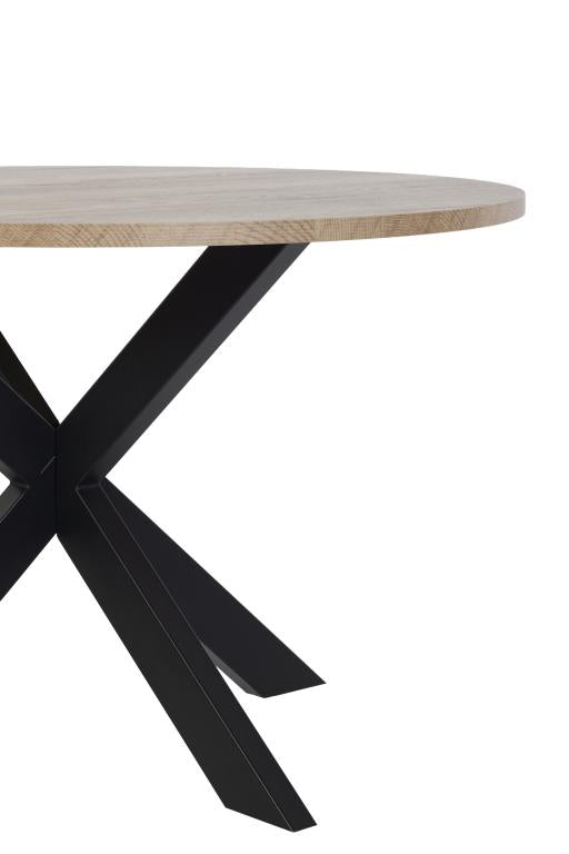 GBO - Table à manger TF2608 - Ronde - Pied étoile Small Star - 120 cm