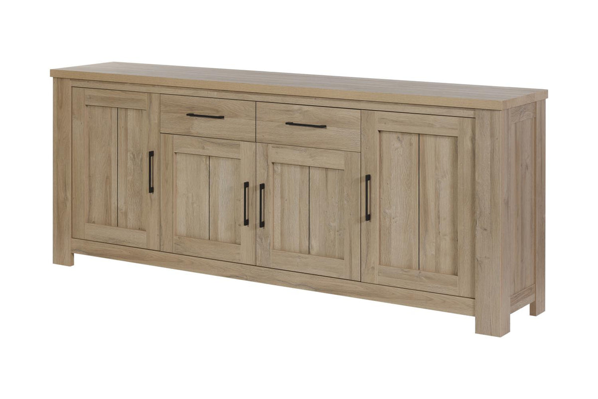 GBO - Buffet Veron - 4P2T - Chêne français - 240x95x48 cm