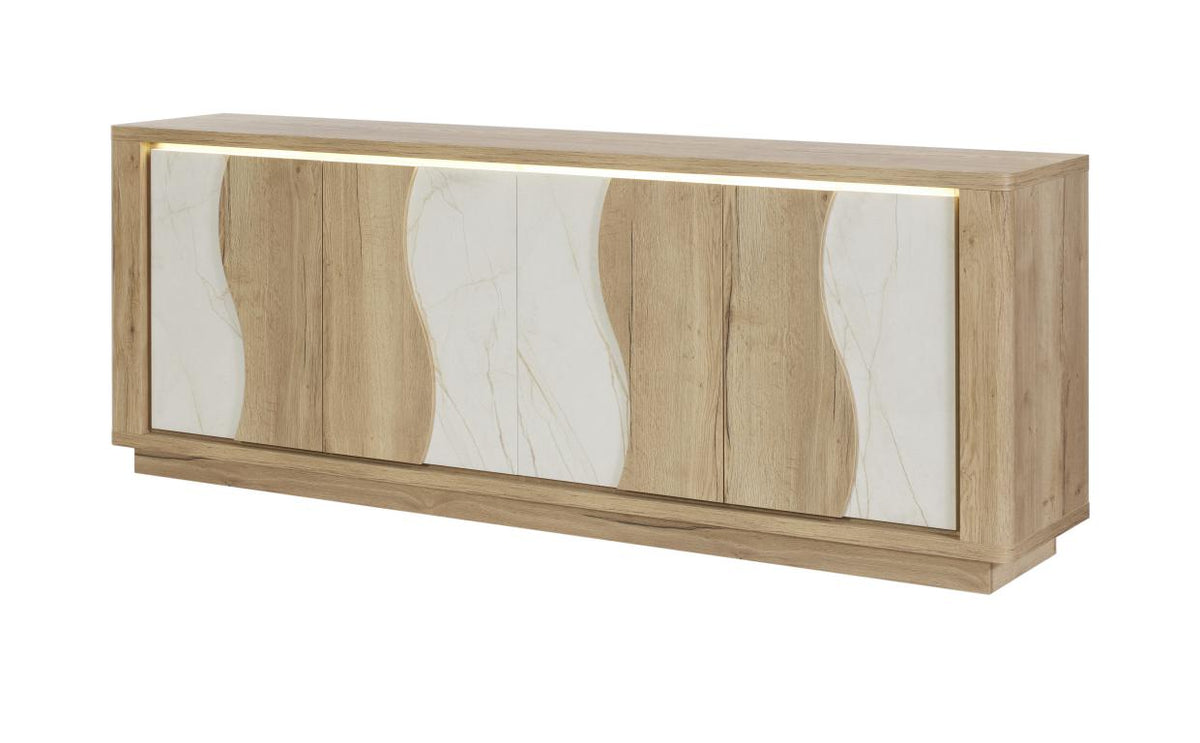GBO - Dressoir Vincenzo S/P - Halifax oak+Cremona - 240x93/101x48