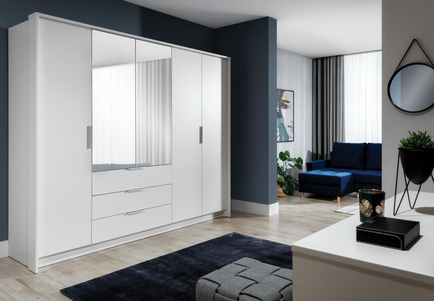 2BM- Kleerkast Togo 255 – 5-deuren en 3-schuiven – 255x217x65cm