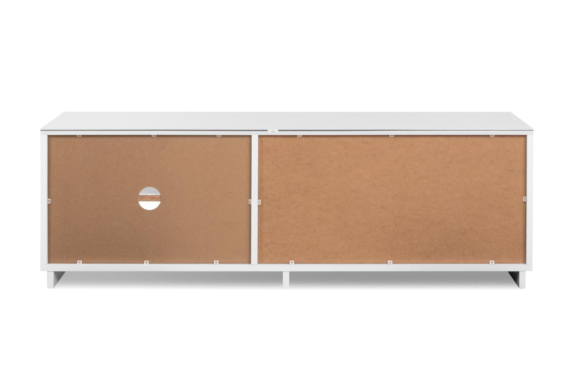 FIN - TV Meubel Monaco 56a – wit décor - 140x45x34cm