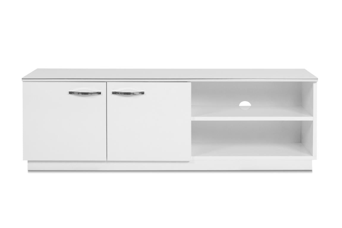 FIN - TV Meubel Monaco 56a – wit décor - 140x45x34cm