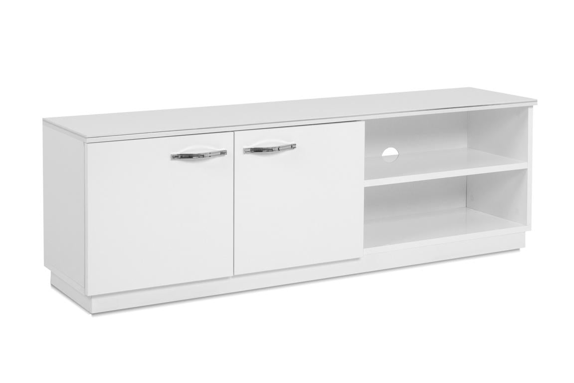 FIN - TV Meubel Monaco 56a – wit décor - 140x45x34cm