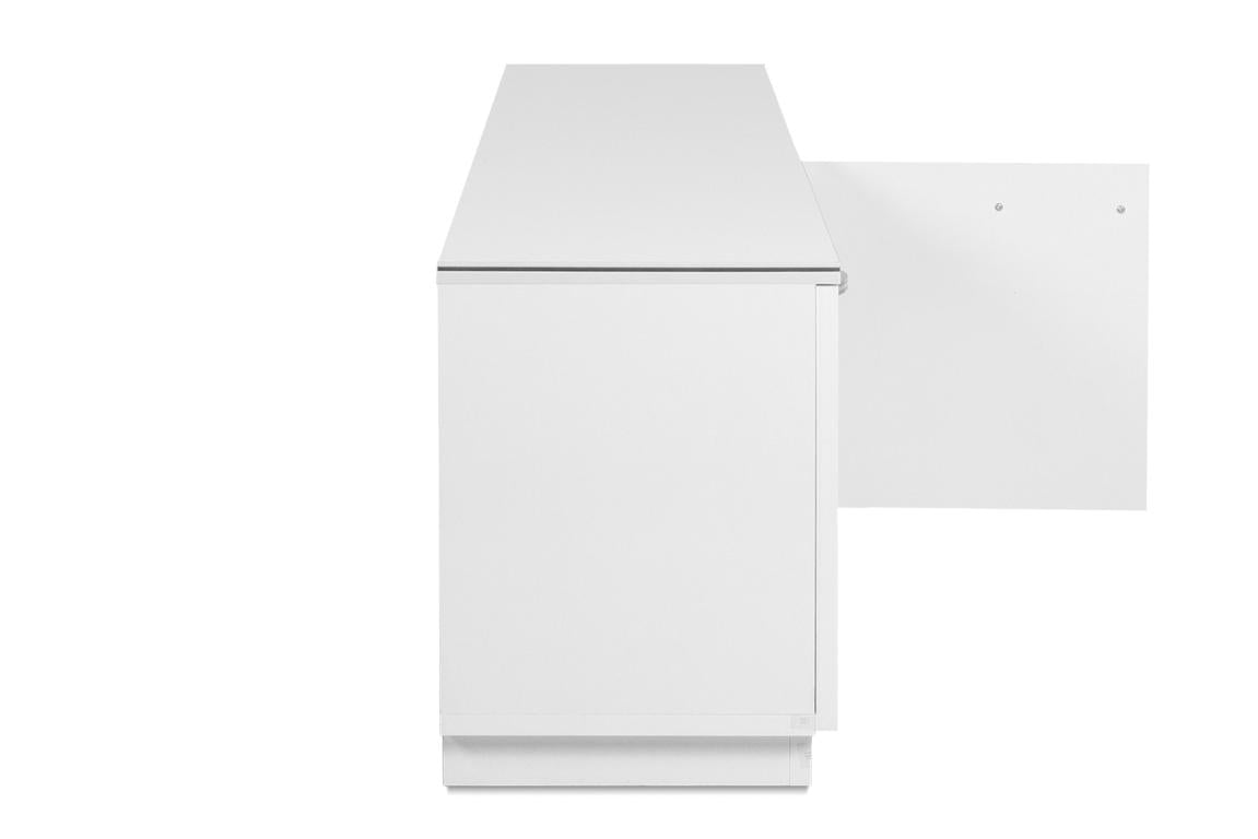 FIN - TV Meubel Monaco 56a – wit décor - 140x45x34cm