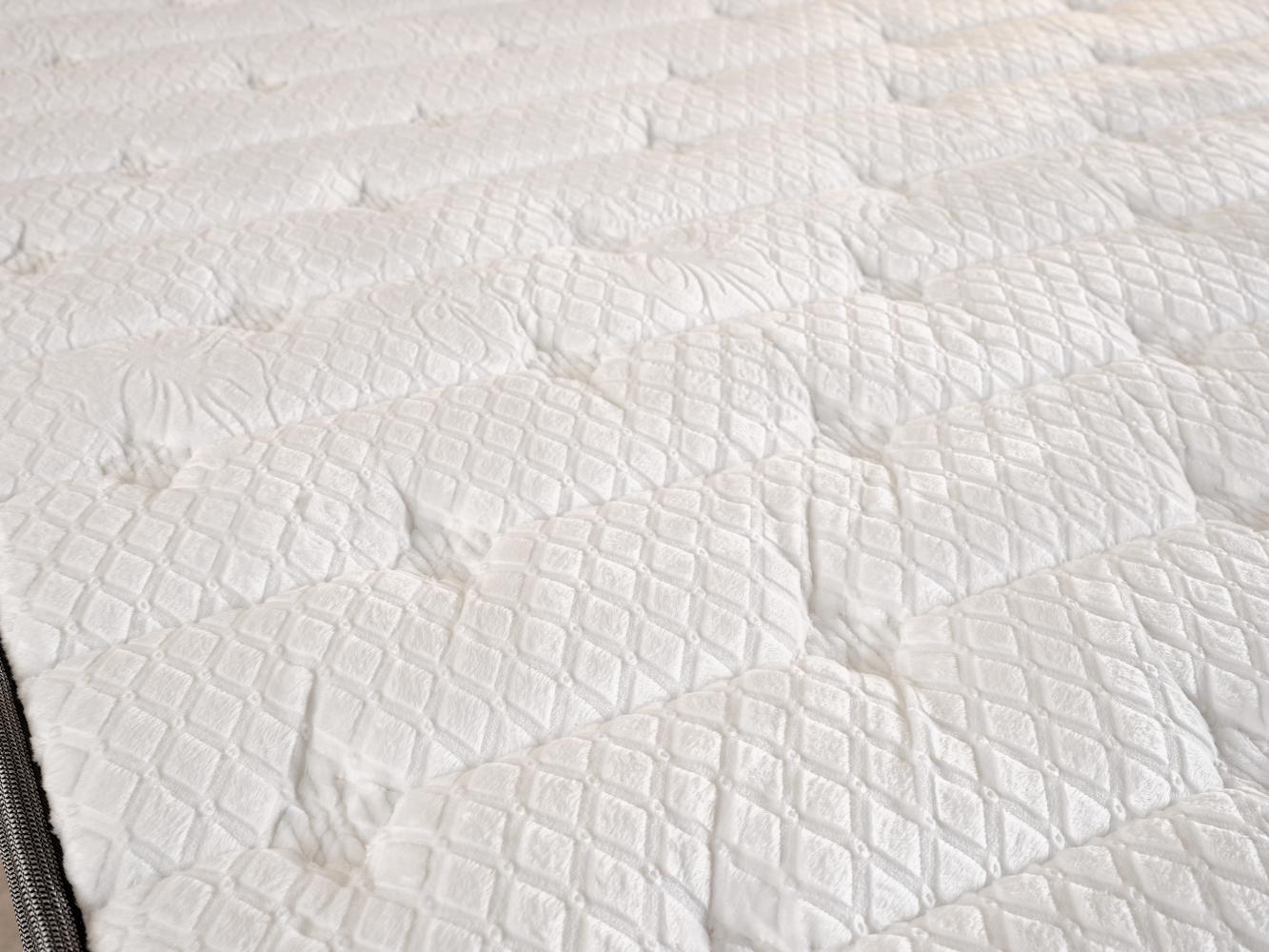 2BM - Boxspring Reina – Ecru stof - Opbergruimte – 160x200cm