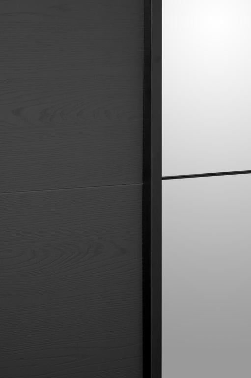 GBO - Kleerkast Rosie – 245x221x63 cm - 1 Spiegeldeur