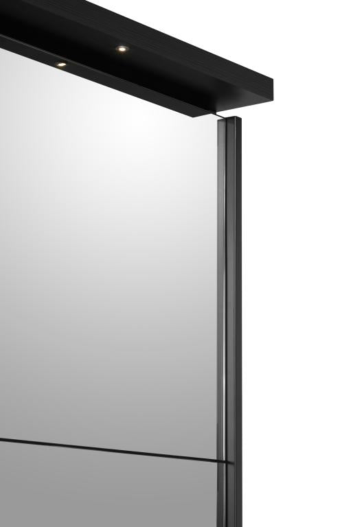GBO - Kleerkast Rosie – 245x221x63 cm - 1 Spiegeldeur