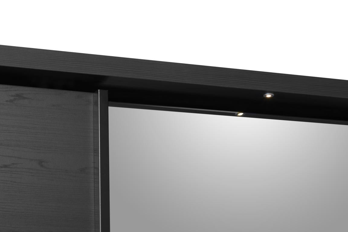 GBO - Kleerkast Rosie – 245x221x63 cm - 1 Spiegeldeur