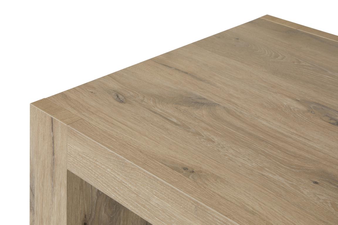 GBO - Table basse Sacha - Chêne canyon & marbre - 130x65x45 cm