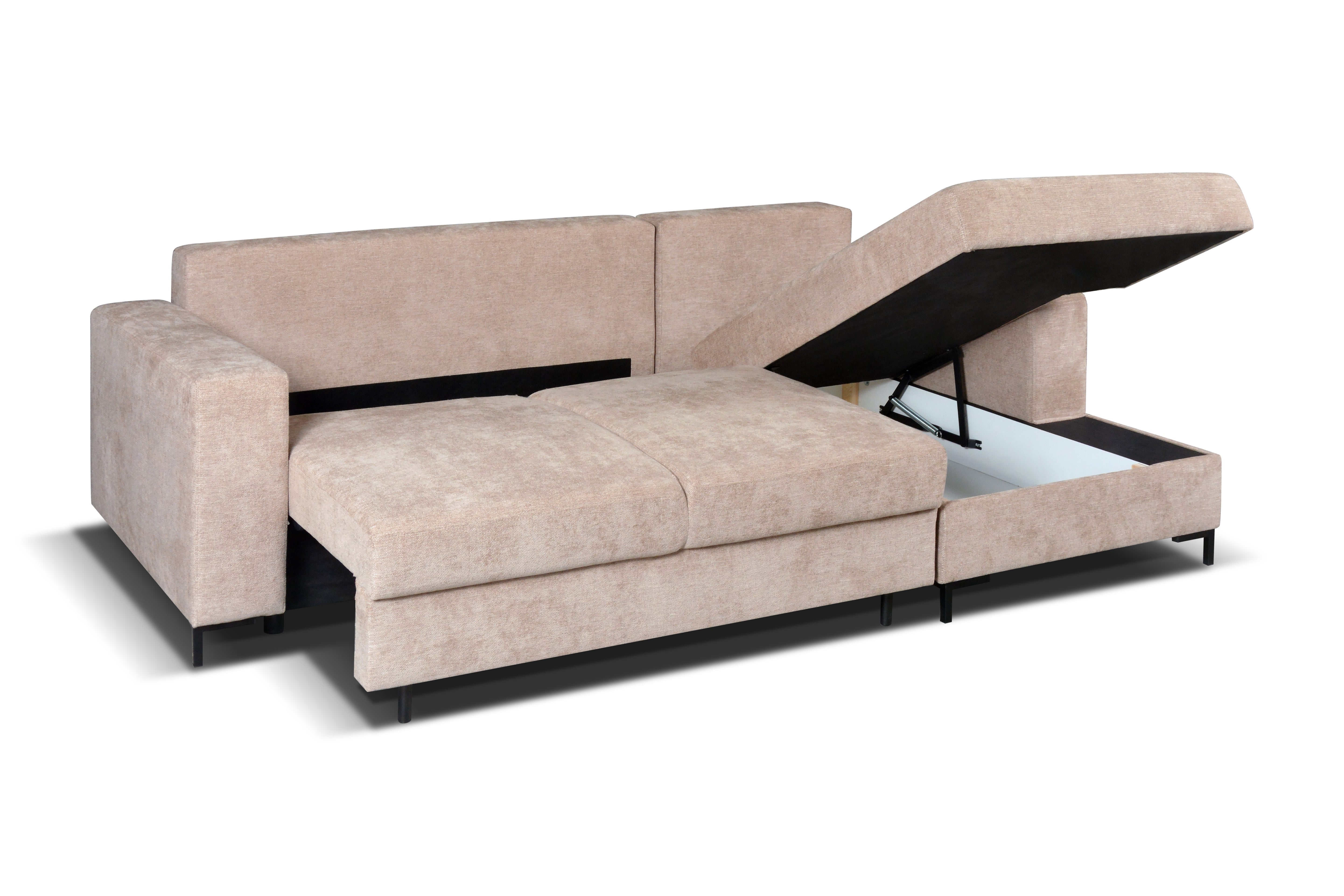 2BM - Salon Edina – Bedfunctie – Opbergruimte - Rechts - 242x145x95cm