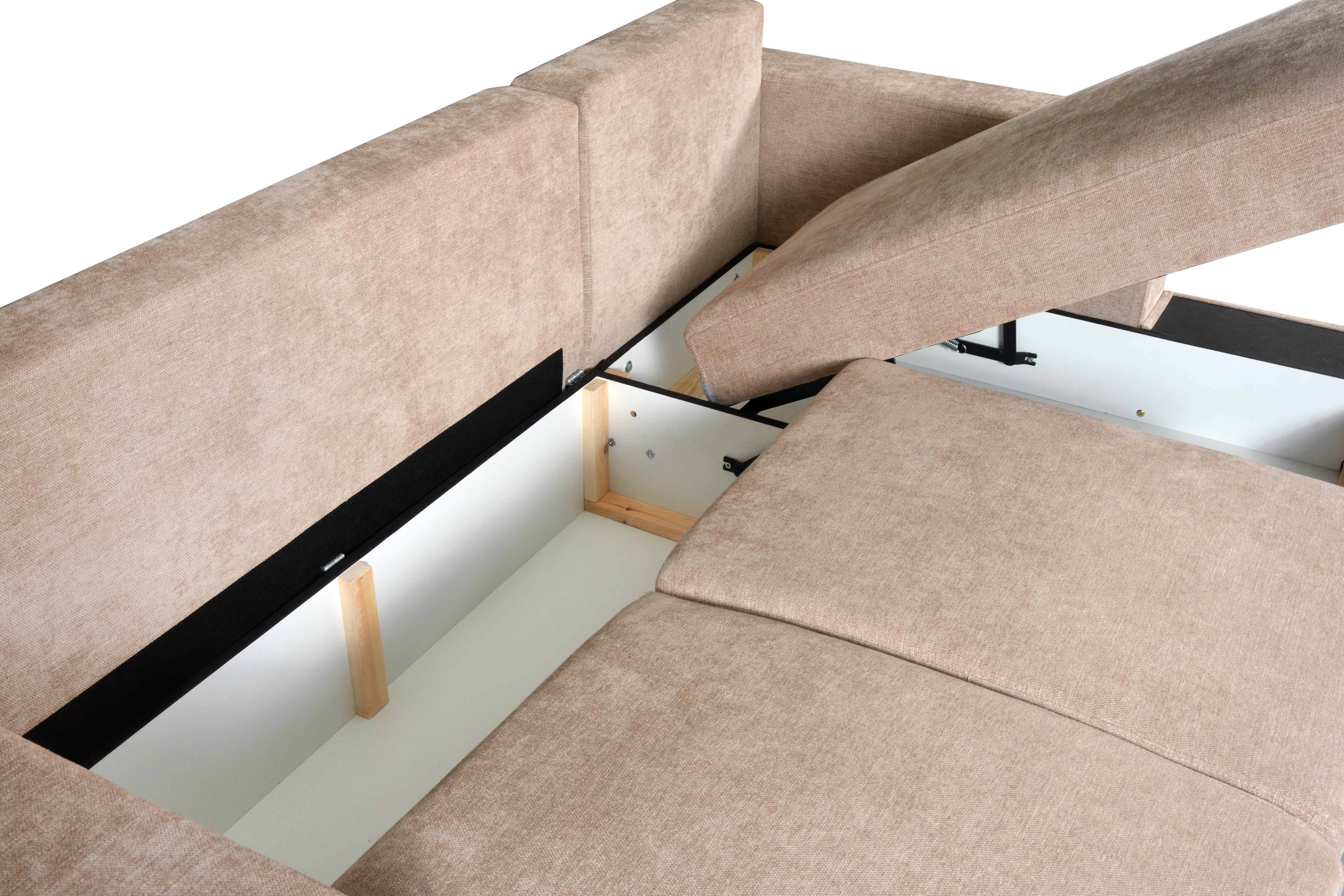 2BM - Salon Edina – Bedfunctie – Opbergruimte - Rechts - 242x145x95cm