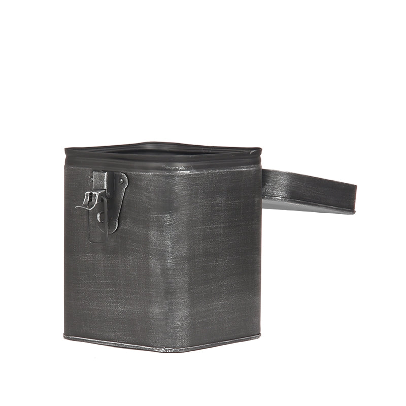 LABEL51 Opbergkist - Antiek grijs - Metaal - L - 15x16x19 cm