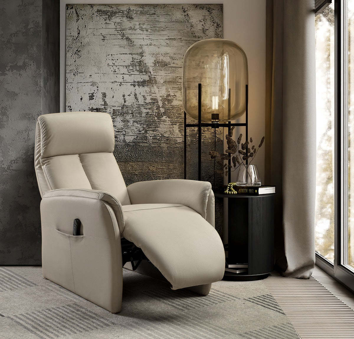 Elektrische Relax ROSA gebroken wit