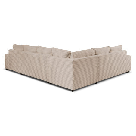 MLM - Salon Diana Links - Beige Stof - 180×340×267 cm