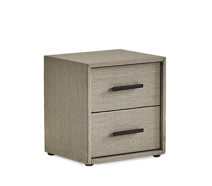 BSP - Nachtkastje Sunny  - Stof Beige - 49x53x42cm