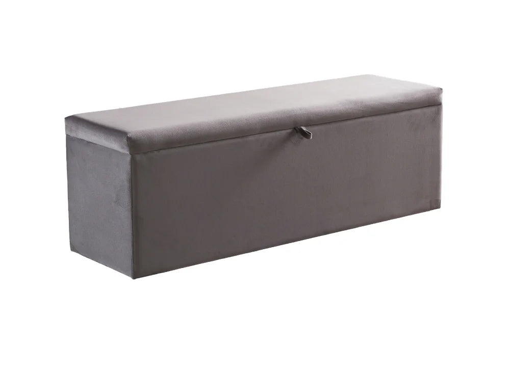 BSP - Boxspring Sydney Grey- Stof -  Grijs - 140x200 cm