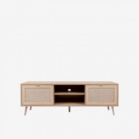 FIN - TV-Meubel Bali - Lichte Eik - 150x52x40cm