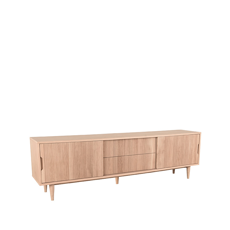 Label51 - Meuble TV Jule - Chêne - Naturel - 200 x 40 x 60 cm