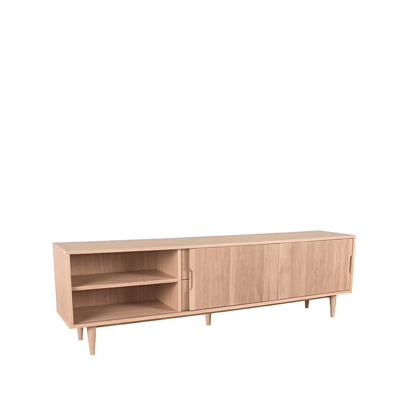 Label51 - Meuble TV Jule - Chêne - Naturel - 200 x 40 x 60 cm